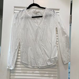 LOFT 100% cotton long sleeve top